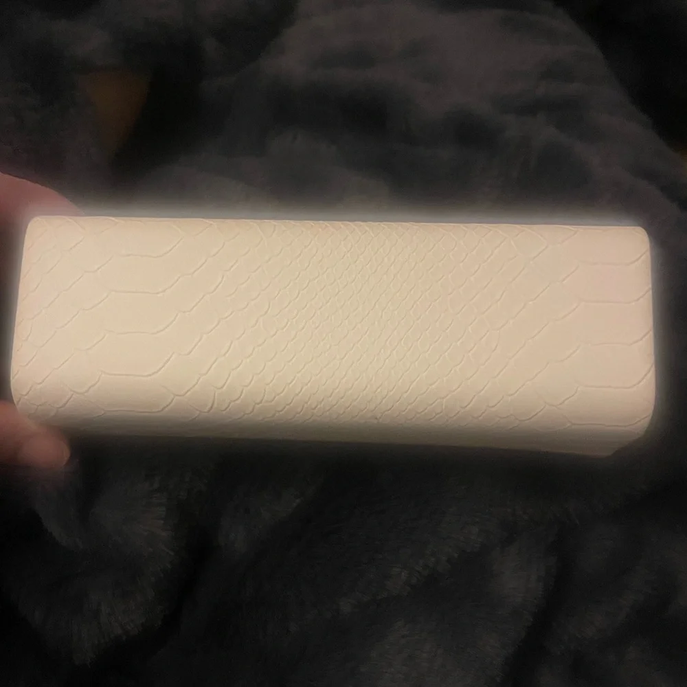 Jimmy Choo White Glasses Case Designer Luxury Chic Sunglasses Holder